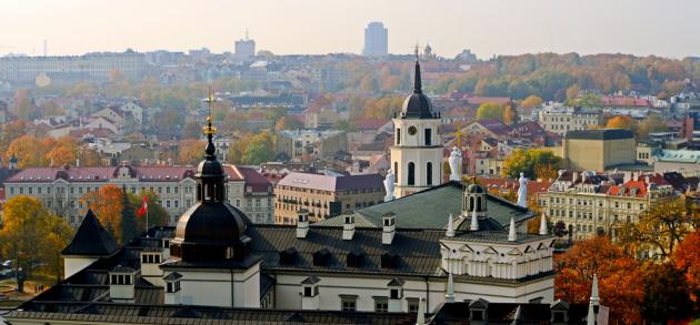 Октябрь в Вильнюсе - торжество золотой осени!