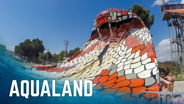 Майорка в июле: Water Slides at Aqualand El Arenal, Mallorca
