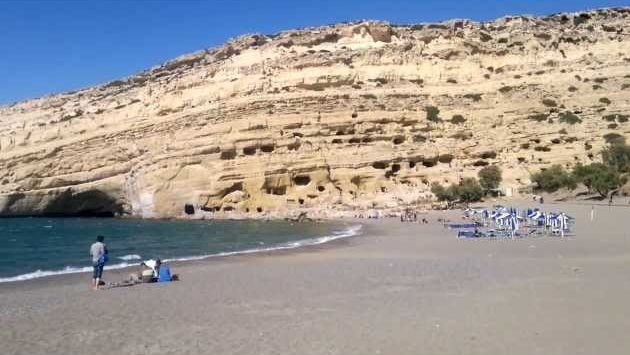 Матала на юге острова Крит в конце октября'11