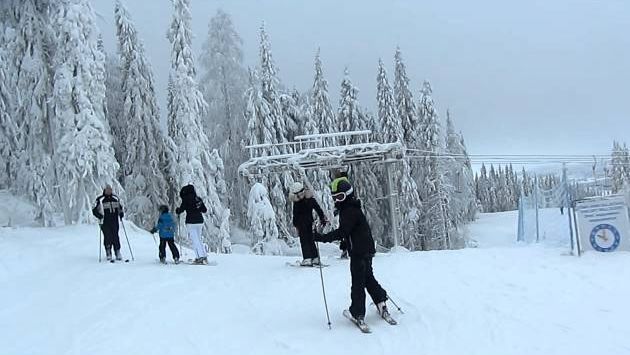Финляндия, Январь: Кашелаповы в Вуокатти