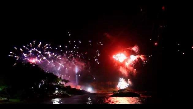 Декабрь в Доминикане: Dominican Republic FireWorks New Year 2012 (Full HD)
