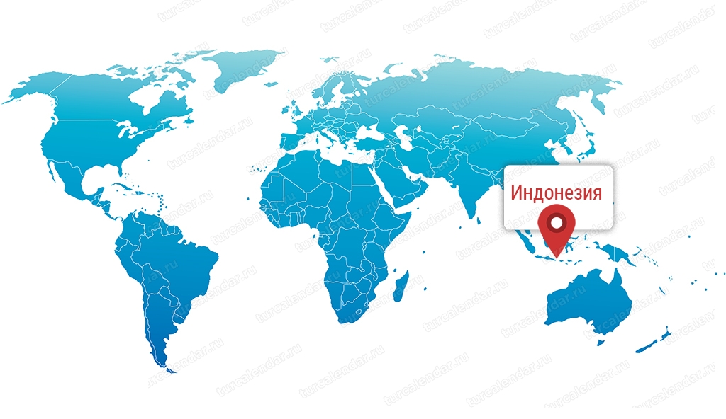 Где находится Индонезия на карте мира? Подробная карта Индонезии состровами на русском языке