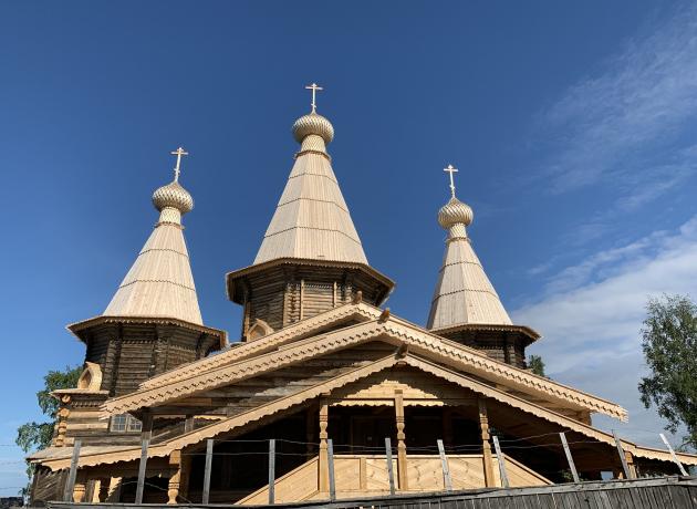 Деревянная церковь в Кеми (фото flickr.com Sergei Gussev)