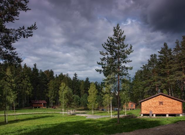 База отдыха Lumivaara - коттеджи в живописном месте