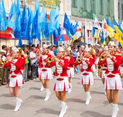 Киев носит ответственное звание столицы Украины, праздников здесь отмечается очень много