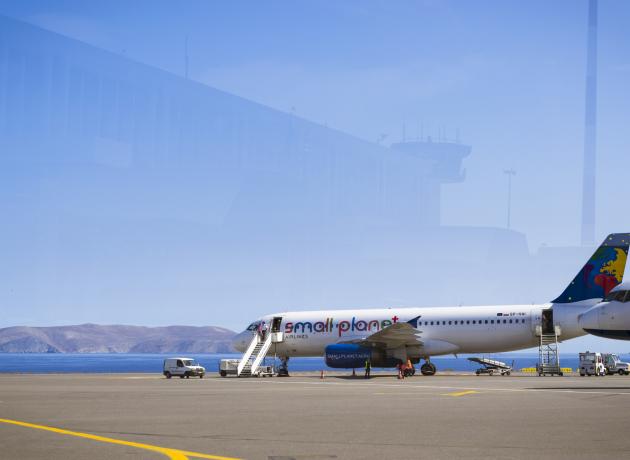 Аэропорт в Ираклионе не Крите – один из двух международных авиаузлов острова