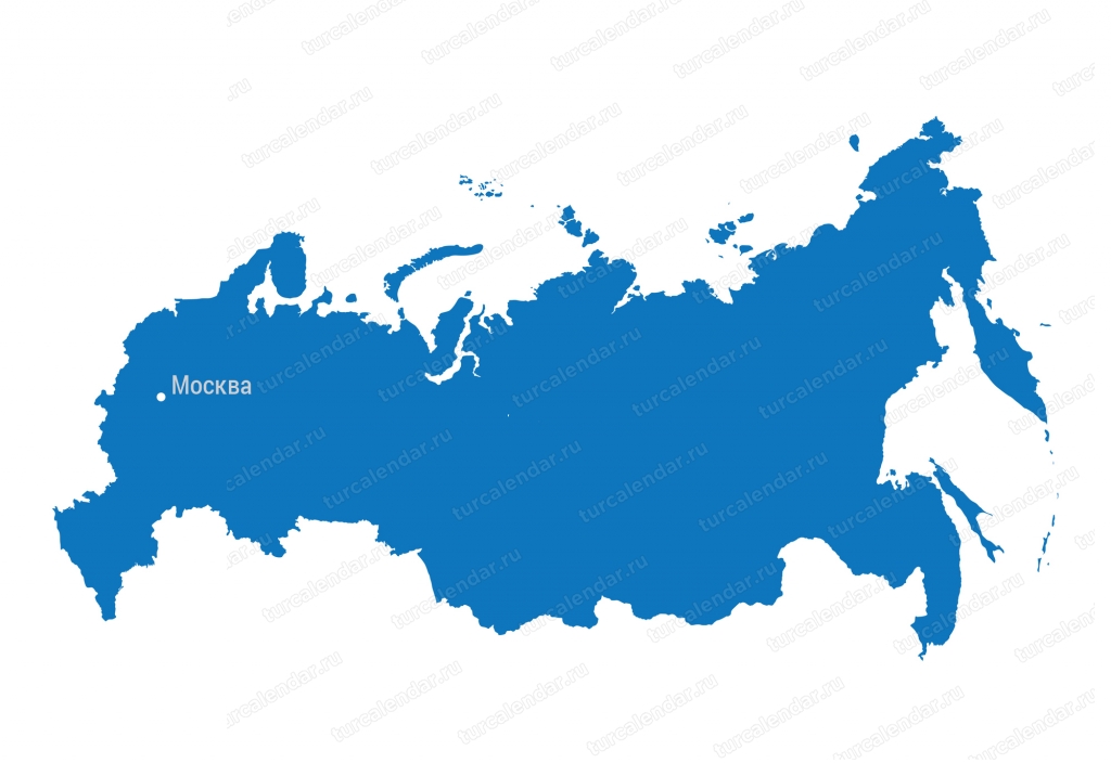 Карта россии где находится москва