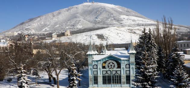 В Пятигорске в декабре наступает прохладная погода, бывает морозно и может идти снег