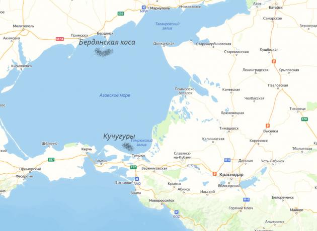 В Азовском море уже есть загрязнение побережья мазутом: Бердянская Коса и Кучугуры