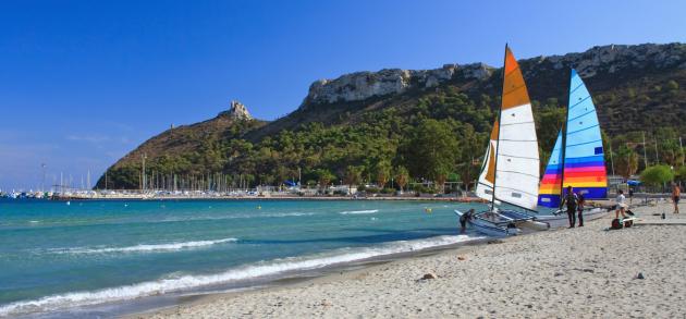 В августе на Сардинии туристический бум - время отпусков в Европе и России