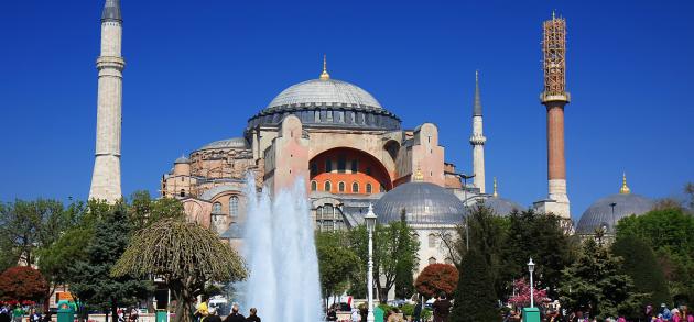 Погода в мае в Стамбуле стоит по большей части теплая и солнечная, а природа расцветет  - прекрасное время для знакомства с городом