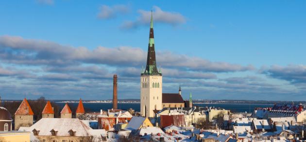 Погода в Таллине в феврале по-прежнему  холодная и приближения весны пока почти не чувствуется