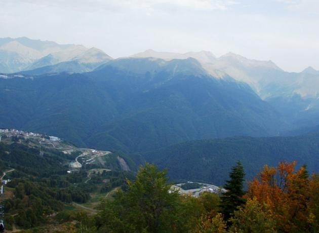 Прекрасный Кавказские горы, Красная Поляна, Сочи