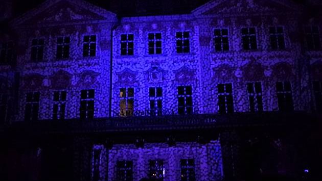 Световое шоу в Праге, октябрь 2014. Староместская площадь. Часть 2