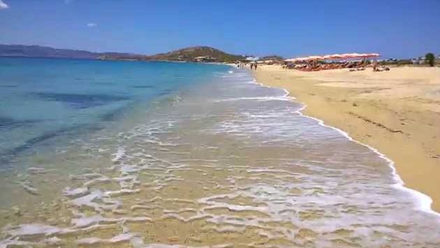 Греция: остров Наксос, пляж Агиос Прокопиос, июнь 2014 - (2)