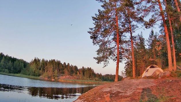 ЛАДОЖСКИЕ ШХЕРЫ / 3 ДНЯ ДИКАРЯМИ / РЫБАЛКА И ОТДЫХ В ПАЛАТКЕ НА ОСТРОВЕ В ИЮЛЕ.  КАРЕЛИЯ НА МАШИНЕ