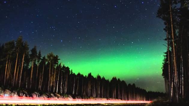 Карелия, Декабрь: Северные сияния в Карелии