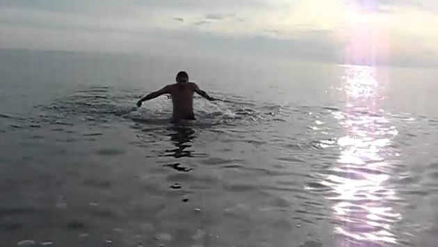 декабрь, чёрном море.AVI