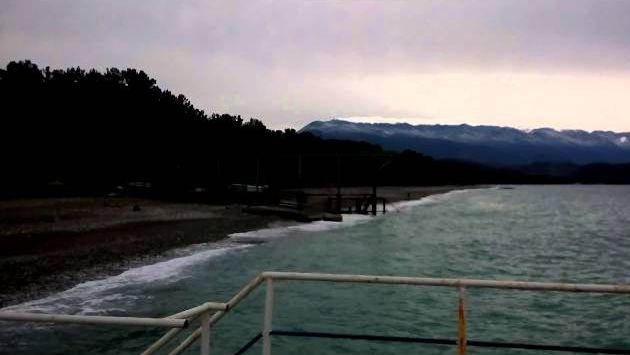 Абхазия Гагры Февраль