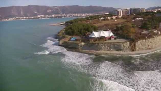 Ноябрь в Геленджике, аэросъемка