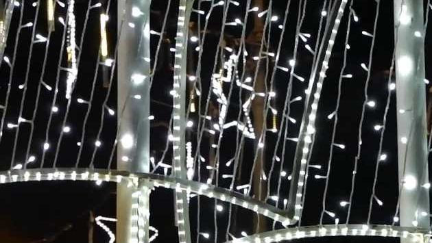 Кипр: Paphos Cyprus Christmas Lights December 2012.