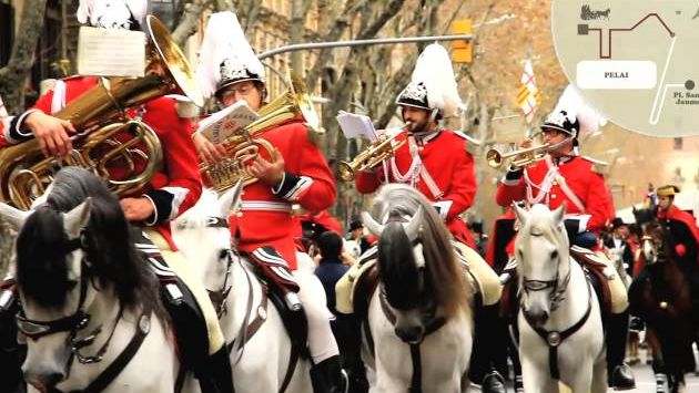 Январь, Испания: Cavalcada dels Tres Tombs de Sant Antoni de Barcelona 2013