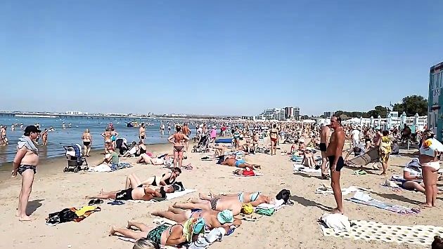 Анапа, сентябрь 2022,центральный пляж