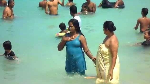 Шри-Ланка, Апрель: Unawatuna Beach, Galle, Sri Lanka.