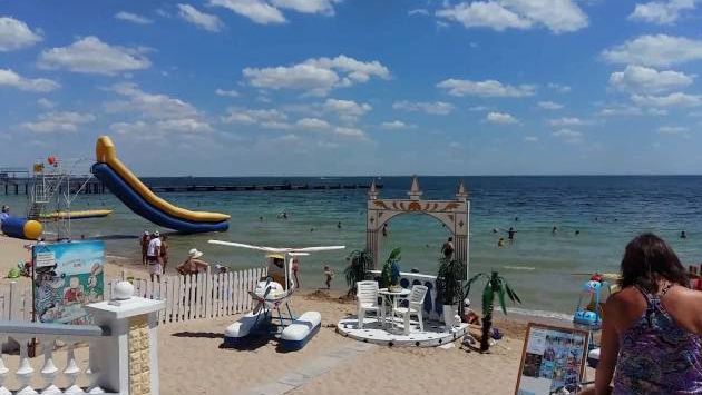 Евпатория, пляж...25 июня 2016г./Крым 2016.