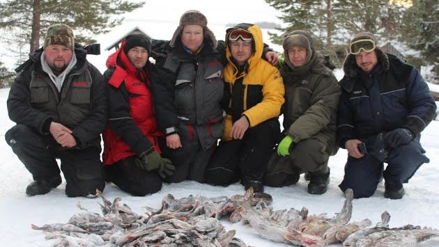 Рыбалка в Карелии, январь 2020 года.