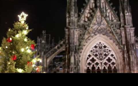 Декабрь в Германии: Christmas market in Cologne, Germany (Weihnachtsmarkt in Köln)