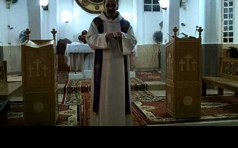 Январь: Christmas Mass at Hurghada