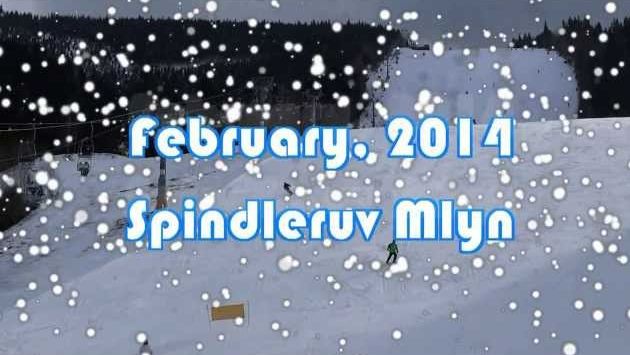 Февраль в Чехии: Špindlerův Mlýn, Czech Republic, February 16-23, 2014