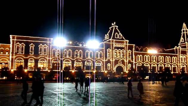 Сентябрь: Ночная Красная Площадь