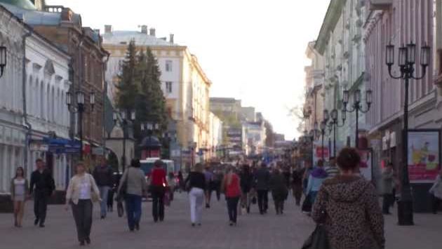 Апрель в Нижнем Новгороде: Прогулка по улице Большая Покровская / Нижний Новгород