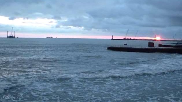 Май, Сочи: Сочи море закат 27-05-2012