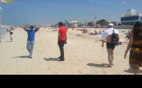 ОАЭ: Dubai Open Beach ( Qornesh ) 23 March 2013,,,,,Rasool Rehman Wazir Miami Kabal Khel Druzanda