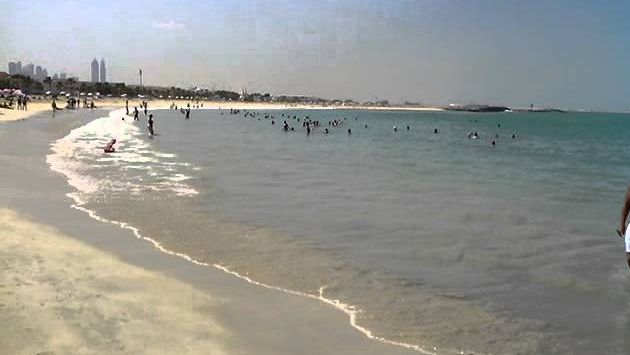 Dubai пляж, сентябрь 2013