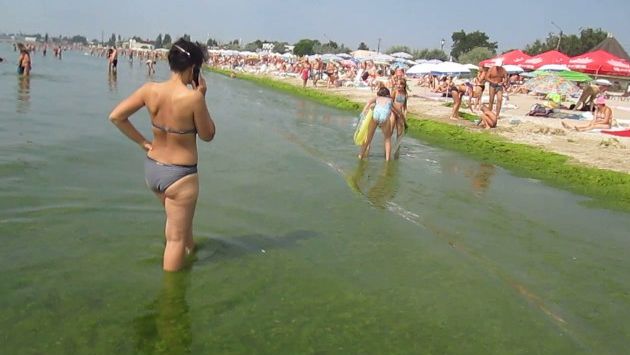 Одесса,пляж Лузановка 23 июля 2017 года