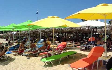 Сентябрь в Халкидиках: Greece Halkidiki Sarti Beach - Один из пляжей Сарти