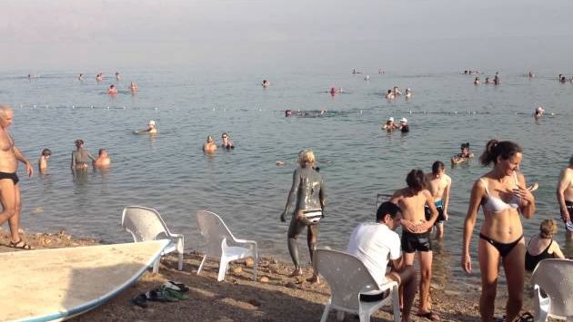 Израиль в октябре: Израиль. Мертвое море. Грязи.