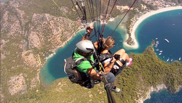 Мой первый полет на  параплане. Олюдениз. Турция. Август 2015 г.