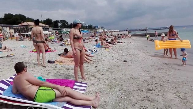Одесса, пляж Ланжерон июнь 2017