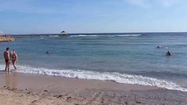 Шарм эль шейх - пляж отеля Рэдиссон блю -ноябрь 2012 года