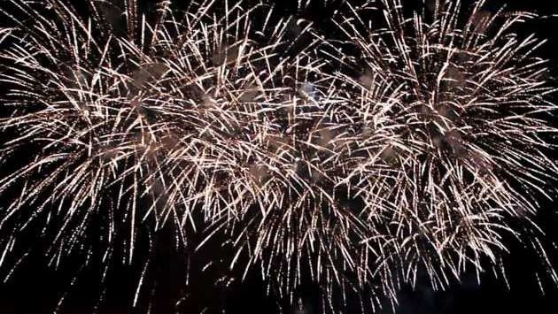 Август: Салют на День Независимости Украины 24.08.2012