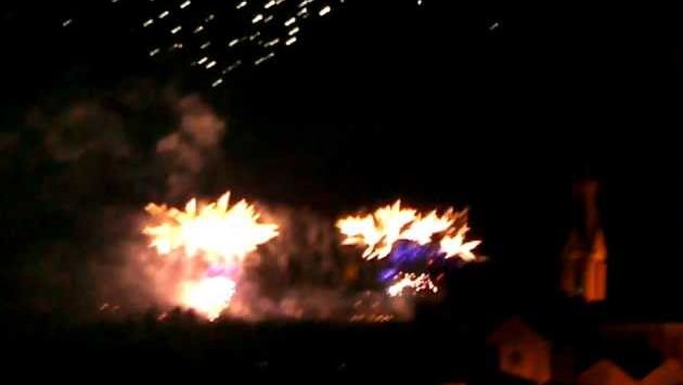 Италия, Июнь: FIREWORK SHOW IN FLORENCE - SAINT JOHN'S DAY 2011