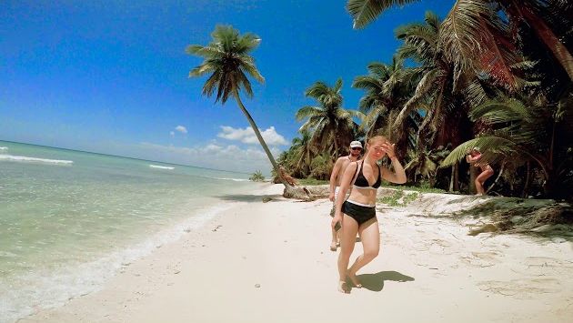 Доминикана пляж апрель 2018