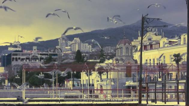 Крым, Февраль: 555 Зима в Ялте.avi