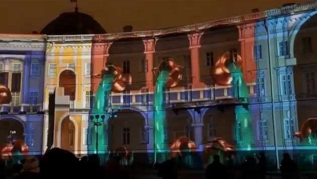 Санкт-Петербург, Декабрь: Санкт-Петербург ,Дворцовая площадь,Новый год 2015