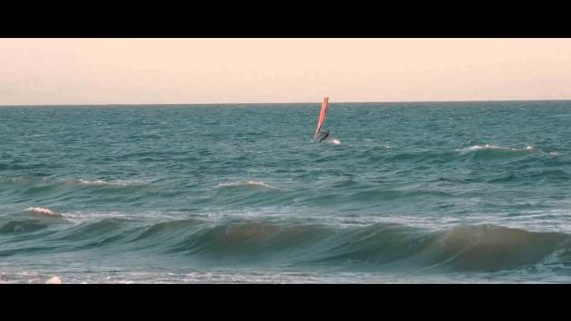 Март: Kitesurfing, Kourio, Cyprus